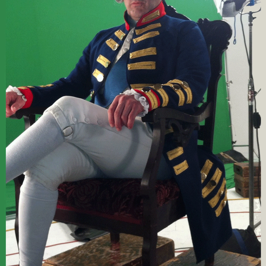 New Navy Blue 1777 Generals Uniform Wool Red Lapel Men Jacket Coat , Men's Fashion Hussar Jacket, Military Costumes, Halloween Costumes