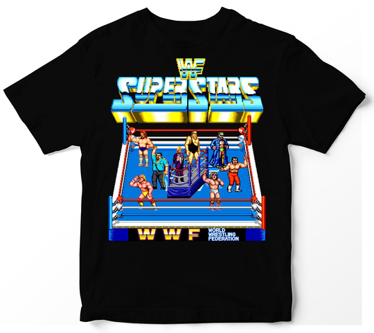 Wwf - Superstars Arcade Game Unisex T-Shirt