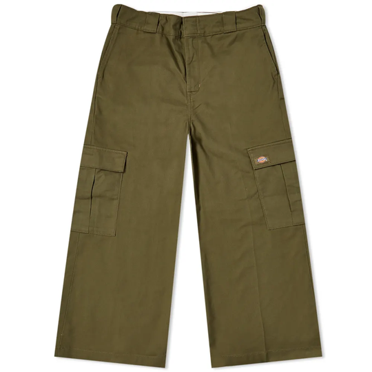 Dickies Hockinson Cargo Pants Stone Washed Military Green