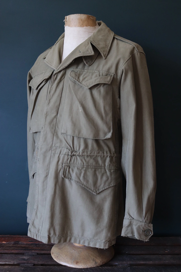 Vintage 1940S 40S Us Army Military M-43 M43 M 43 Field Utility Jacket Olive Green Ww2 41