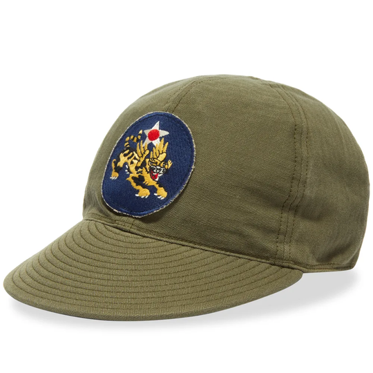 The Real McCoys Flying Tigers A-3 Cap Green