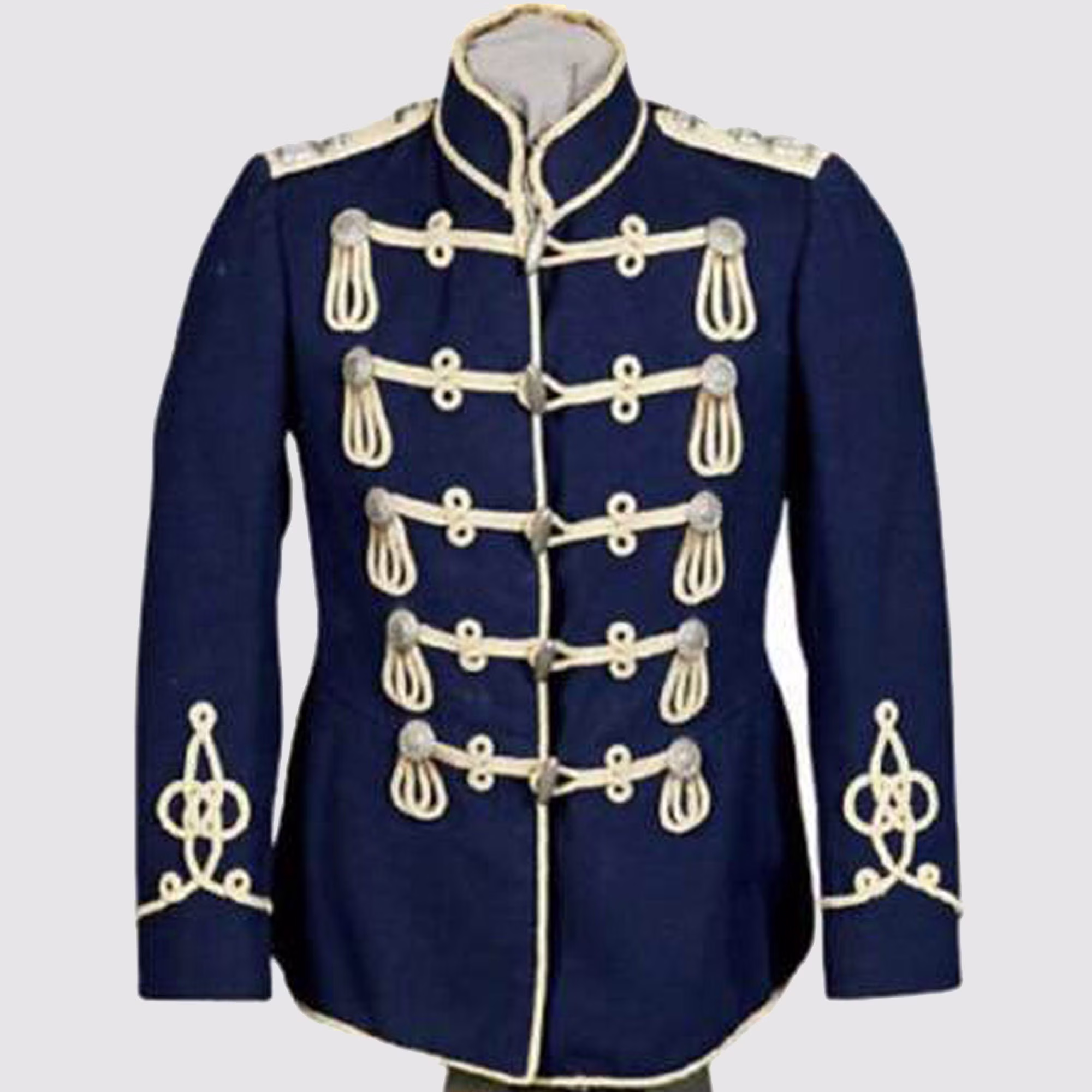 Men's Napoleonic Hussars Uniform Tunic Jacket, Men's Fashion Hussar Jacket