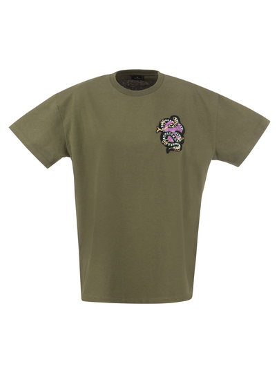 Etro Cotton T-shirt With Embroidery