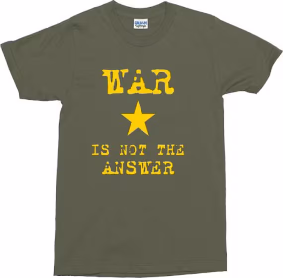 Anti War T-Shirt - Protest, 70's, S-xxl