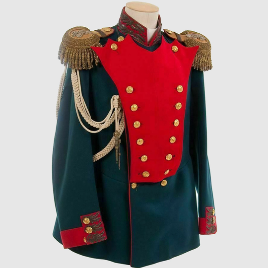 New Men's American Green Major Military Wool Jacket Coat , Hussar Jacket, Accessories Are Not Included in Price