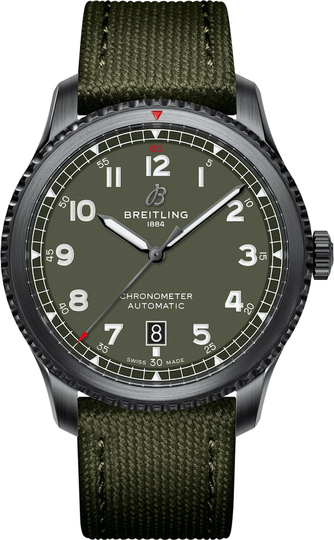 Breitling Watch Aviator 8 Automatic 41 DLC Curtiss Warhawk
