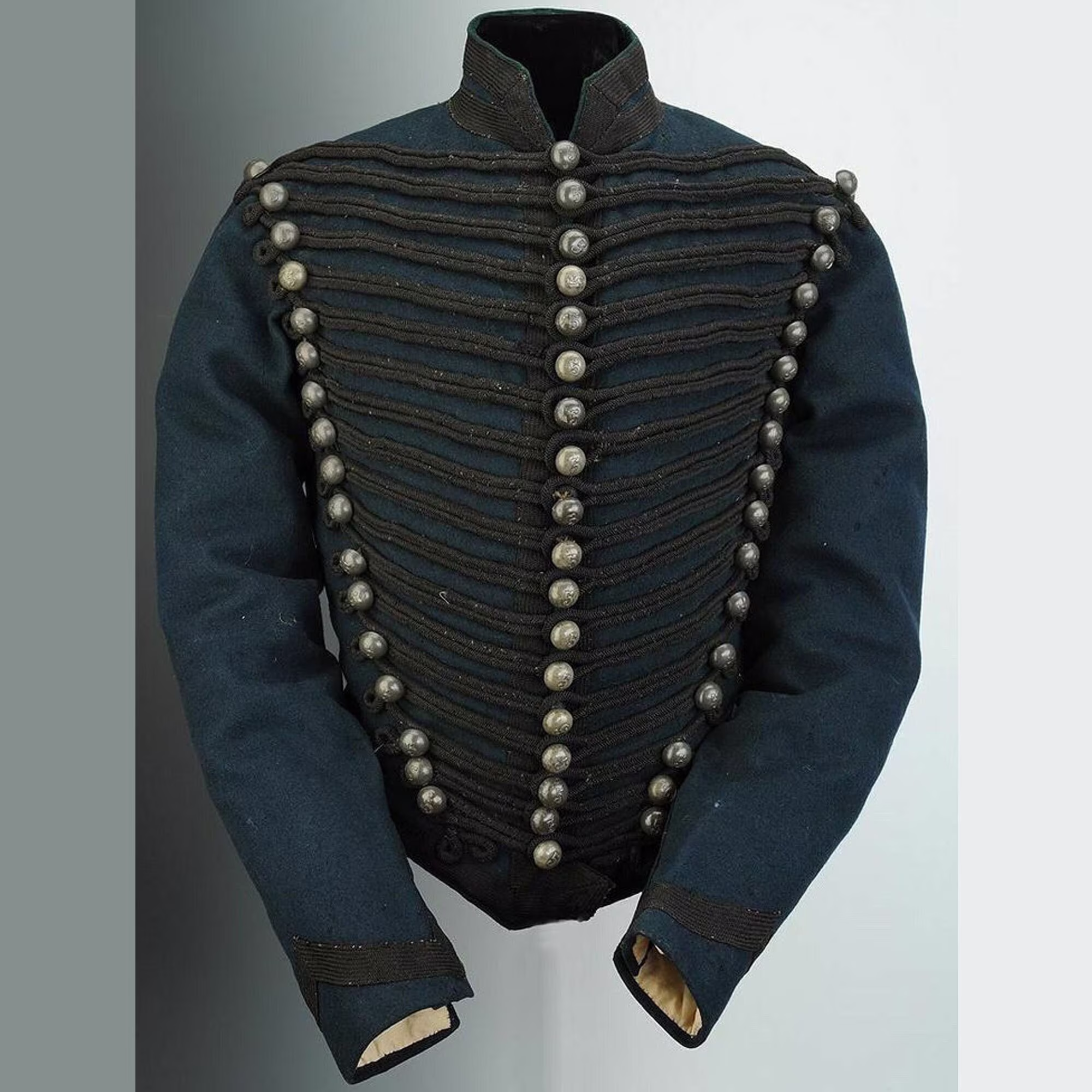 New Men's Blue Dolman Troop 5Th Hunters On Horseback 1854 Second Empire Jacket, Hussar Jacket