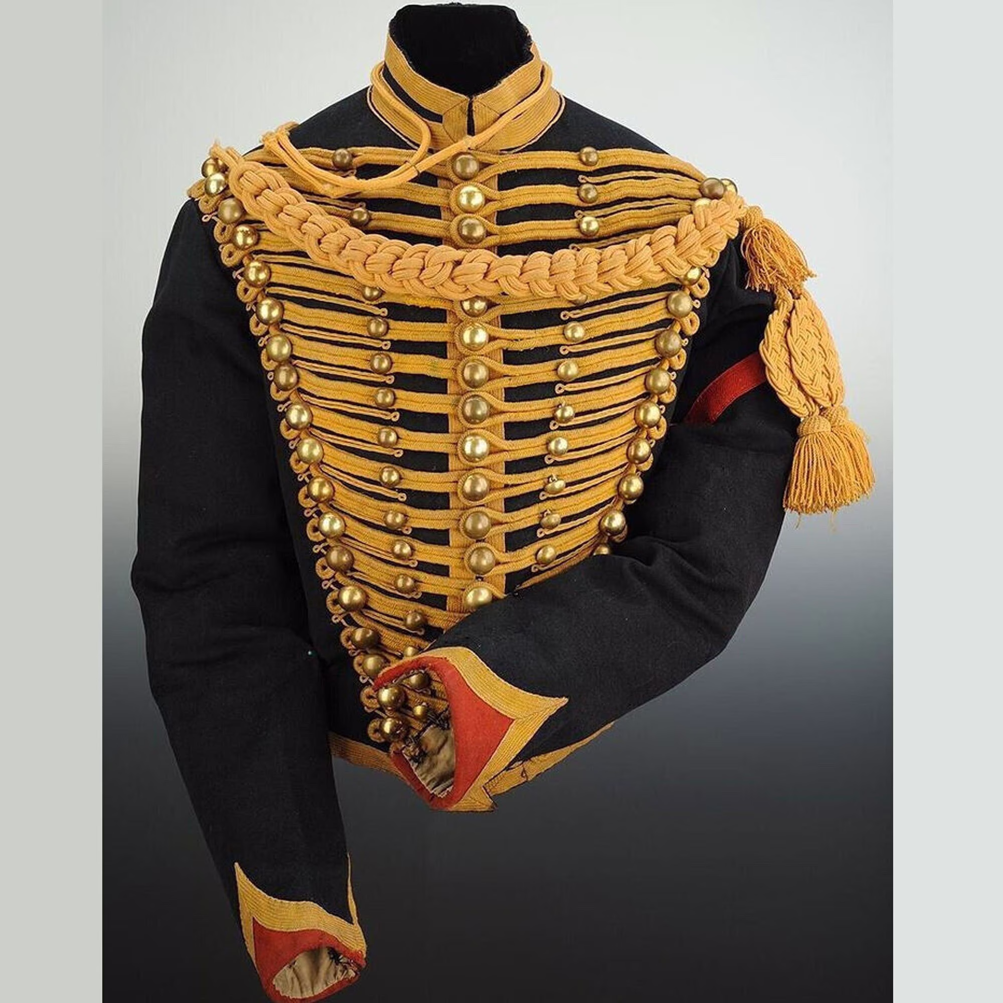 New Men's Dolman Troupes Des Guides De La Garde Impirial, Second Empire Jacket, Mens Hussar Jacket