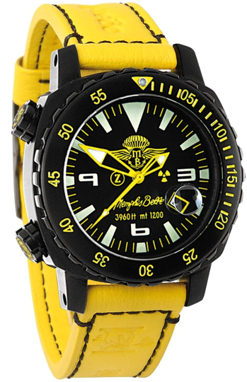 Memphis Belle Watch T1200 Super Professional Yellow
