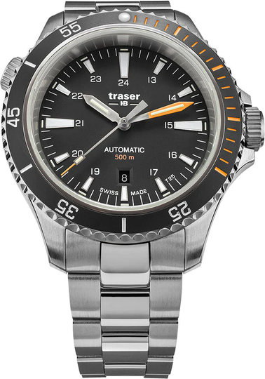 Traser H3 Watch P67 Diver Automatic Black Bracelet