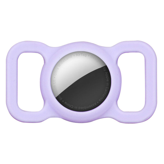 Pet Tracker Pet Anti-Lost Protective Cover for Apple Airtag(4Pcs) Purple - Muff