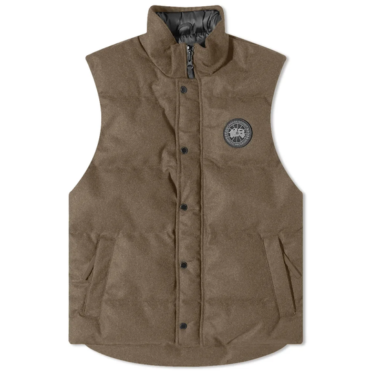 Canada Goose Dynaluxe Wool Garson Vest Military Green Melange