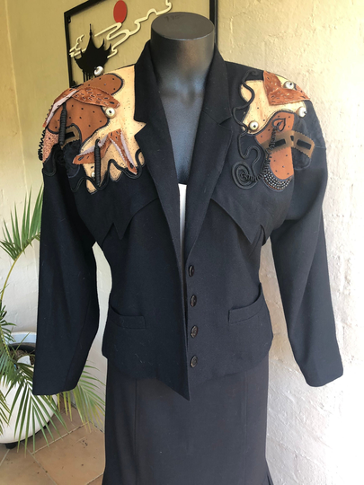 Vintage/1980 Military Jacket Made in Hong Kong Wool