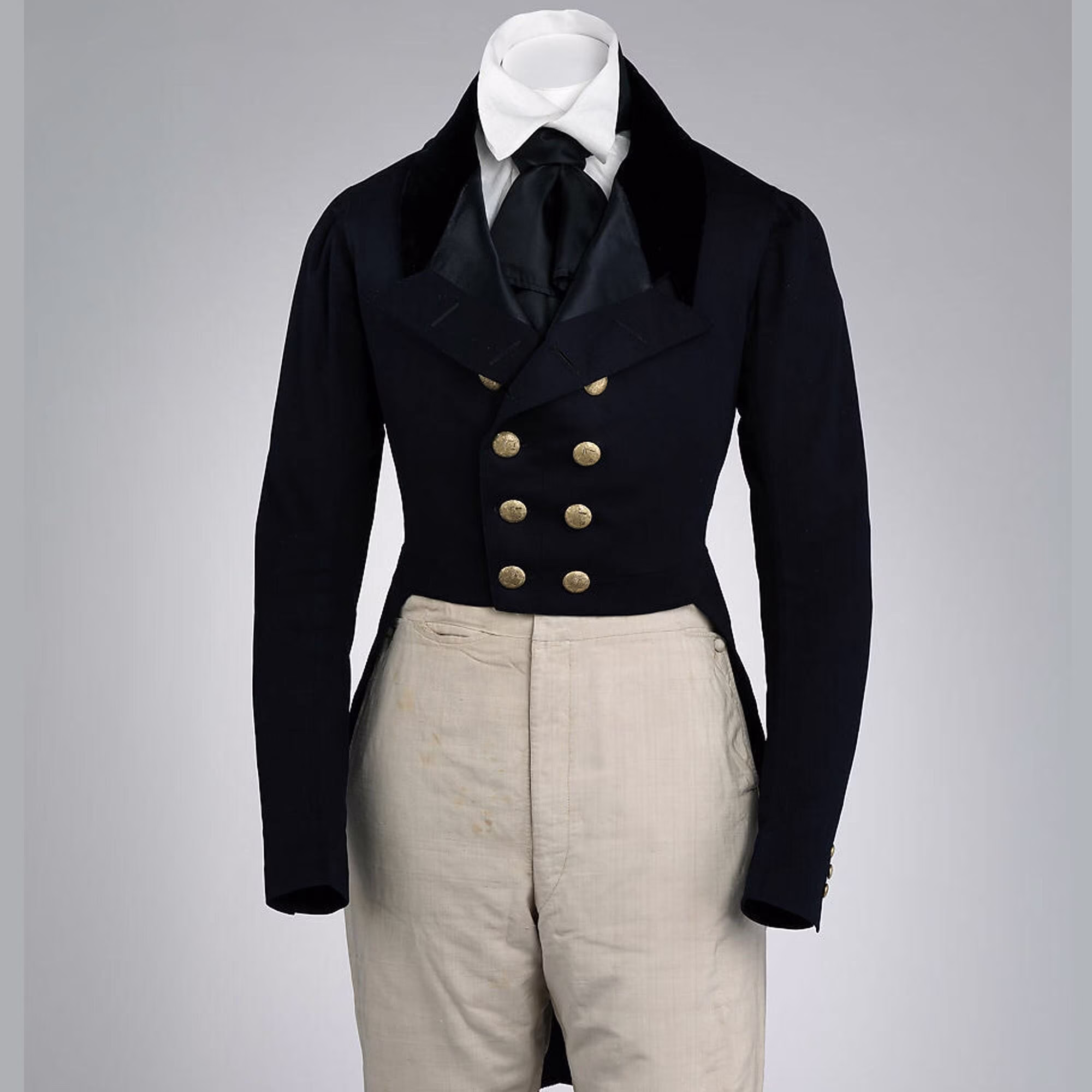 New Men's Navy Blue British Tailcoat 1840-50 Military Jacket, Hussar Jacket