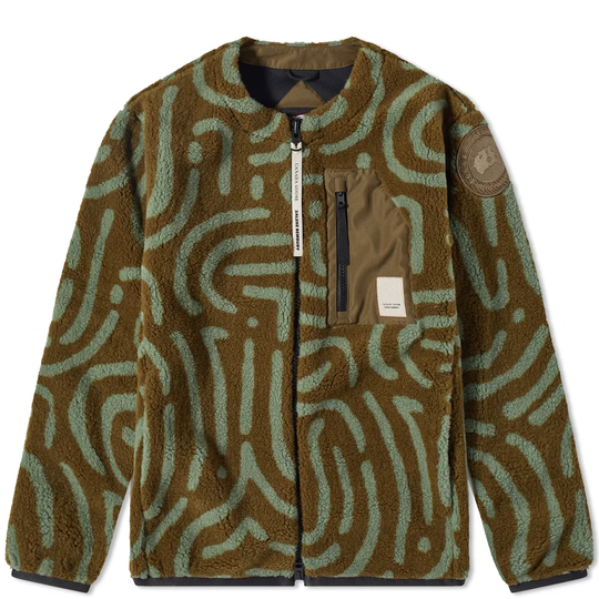 Canada Goose x NBA x Salehe Bembury Kelowna Boreal Fleece Military Green/Sagebrush
