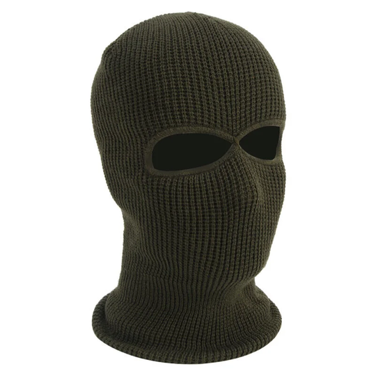 2 Hole Balaclavas Hood Hood Full Face Mask(Military Green)