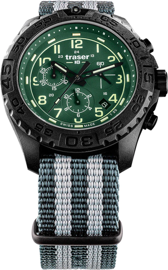 Traser H3 Watch P96 OdP Evolution Chrono Green