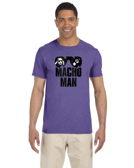 Macho Man Caricature Unisex Tshirt