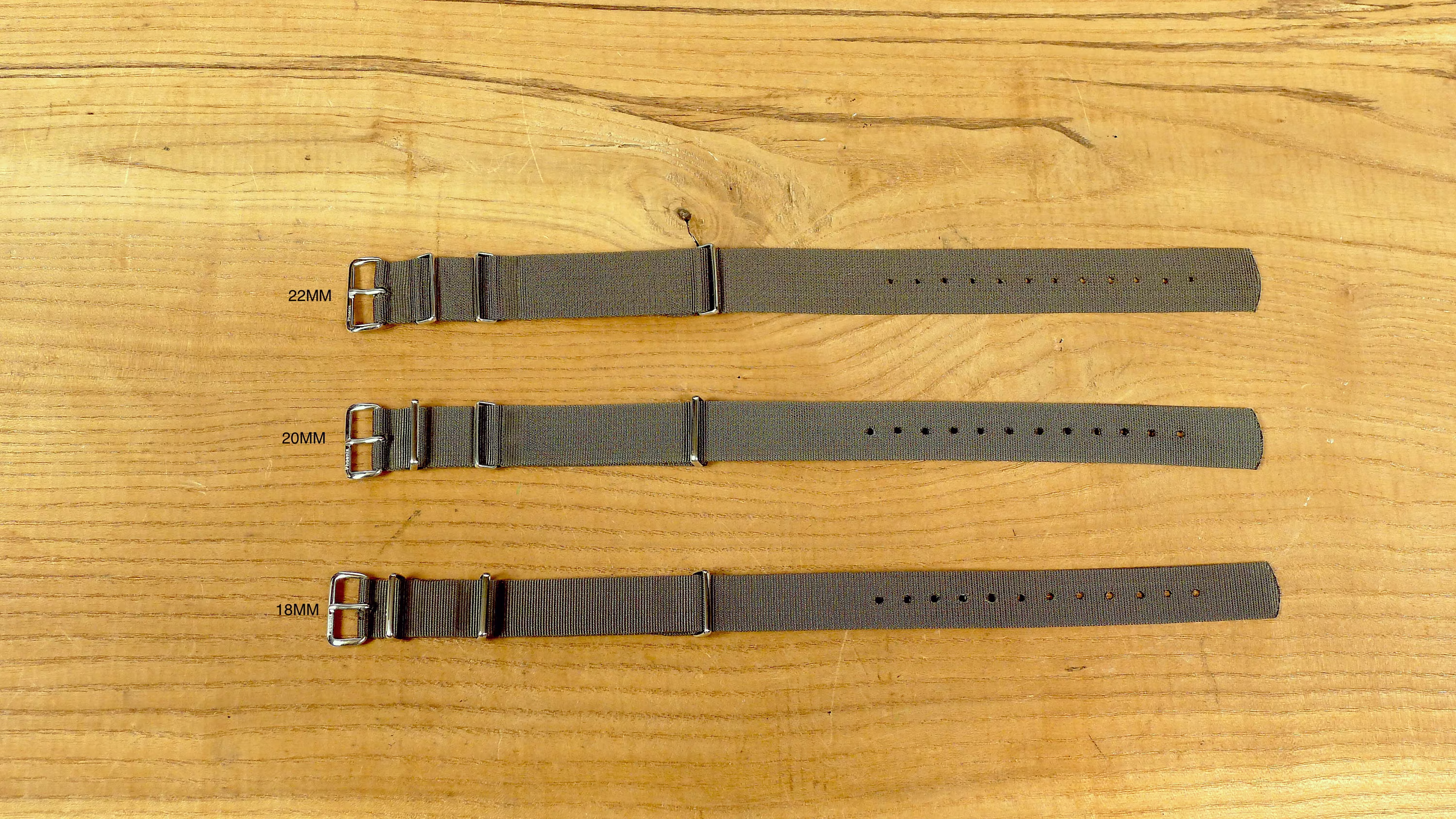 Mike Phoenix Olive Military Regimen Watch Strap New Otan | Various Sizes