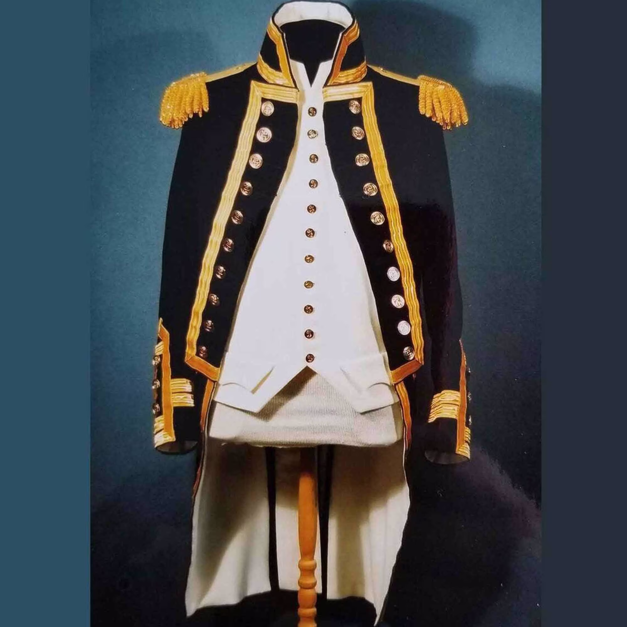 New Military British Royal Navy Captain Dress Men's Wool Coat, Lancer Officer Jacket, Admiral Worldwide Expedited Shippin