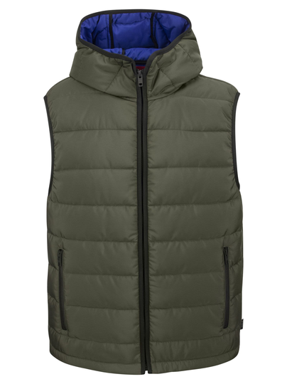 Fay Quilted Hooded Waistcoat