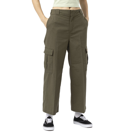 Dickies Hockinson Cargo Pants Green 24 Woman