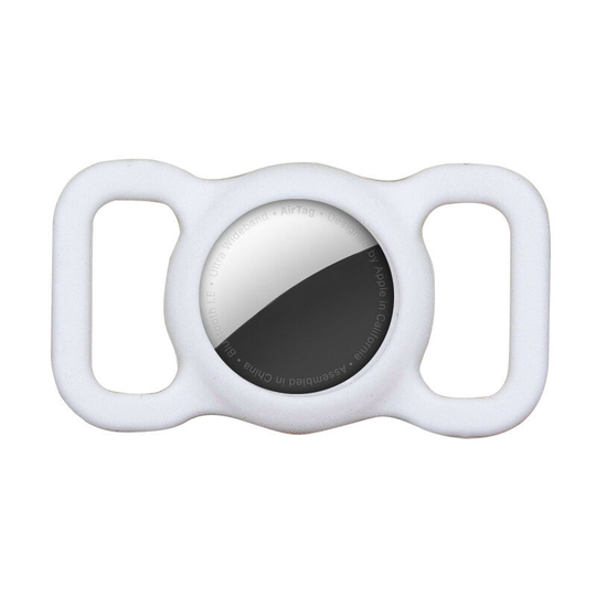 Pet Tracker Pet Anti-Lost Protective Cover for Apple Airtag(4Pcs) White - Muff