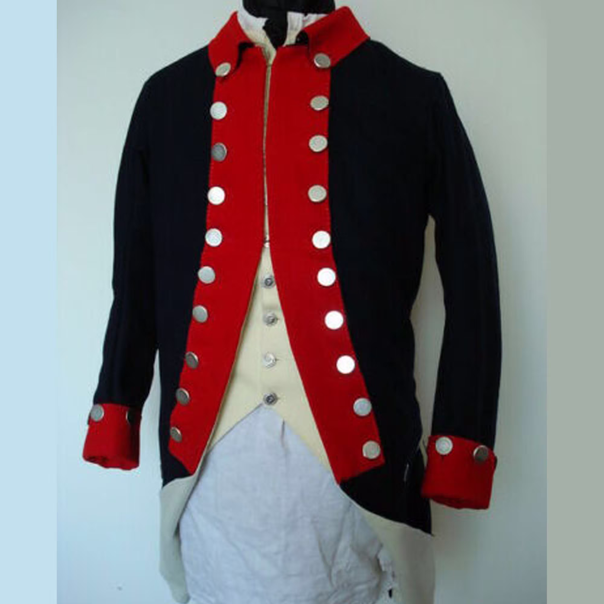New Men Navy Blue Regimental Coat American Frock Jacket, Steampunk Admiral Uniform Hussar Jacket, Lancer Officer