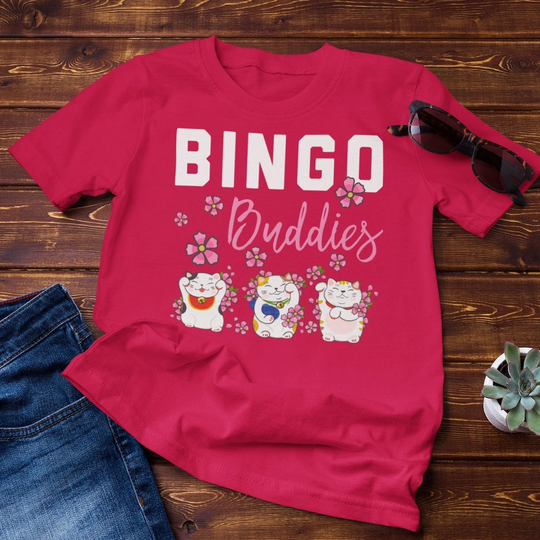 Bingo Tshirt - Tee Shirt Mom Buddies Gift Grandma Friend T-Shirt Fun