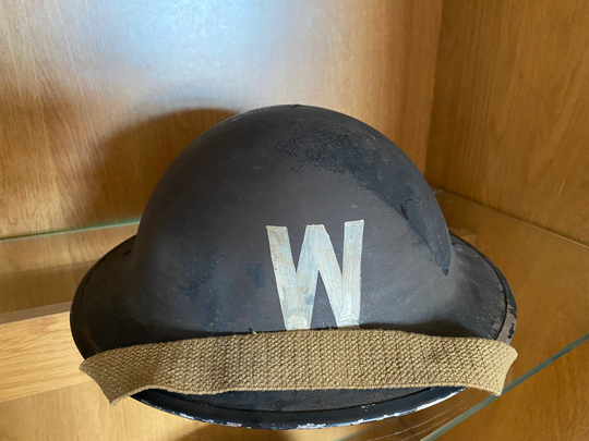 Original British Ww2 Warden Helmet Mk2 | Brodie Helmet Named Free Shipping