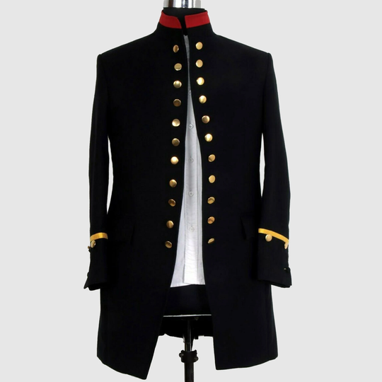 Men's Military Hussar Pirate Coat With Fast Shipping , Fashion Jacket