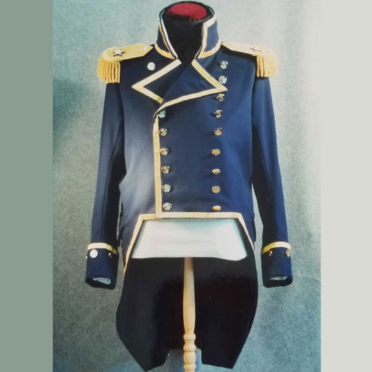 Mens American Navy Captain, Army War Jacket, Braided Coat, Accessories Not Included in Price