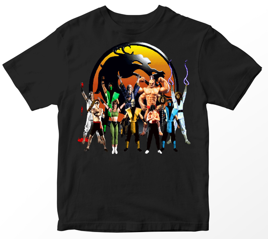 Mortal Kombat - Characters & Logo Unisex T-Shirt