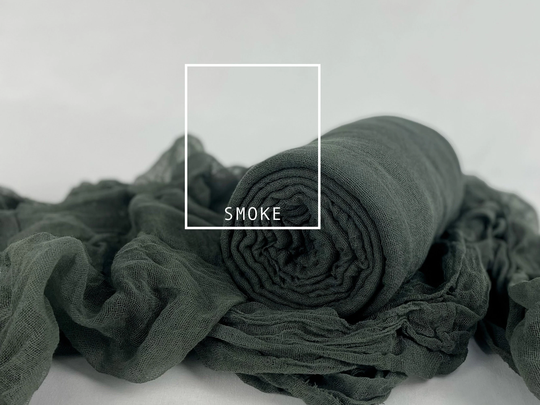 Christmas Table Runner, Smoke, Dark Green Runners, Boho, Gauze Wedding Decor, Flowy Farm Cloth