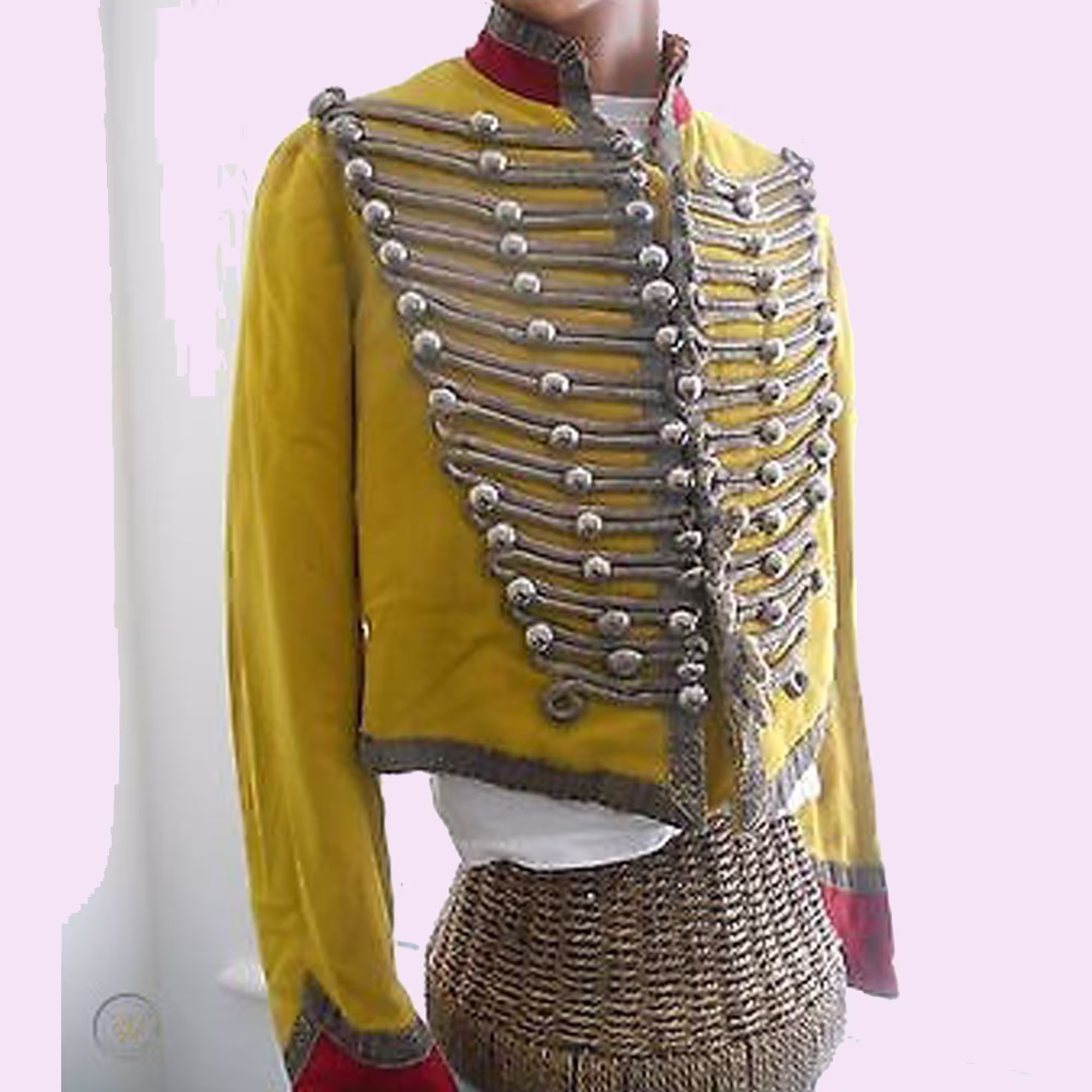Hussar's Jacket Theatrical Wear, Replica Jacket, Military Antique Jacket
