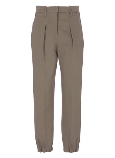 Brunello Cucinelli Tailored Trousers In Cotton Twill