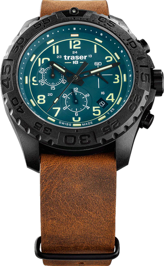 Traser H3 Watch P96 OdP Evolution Chrono Petrol