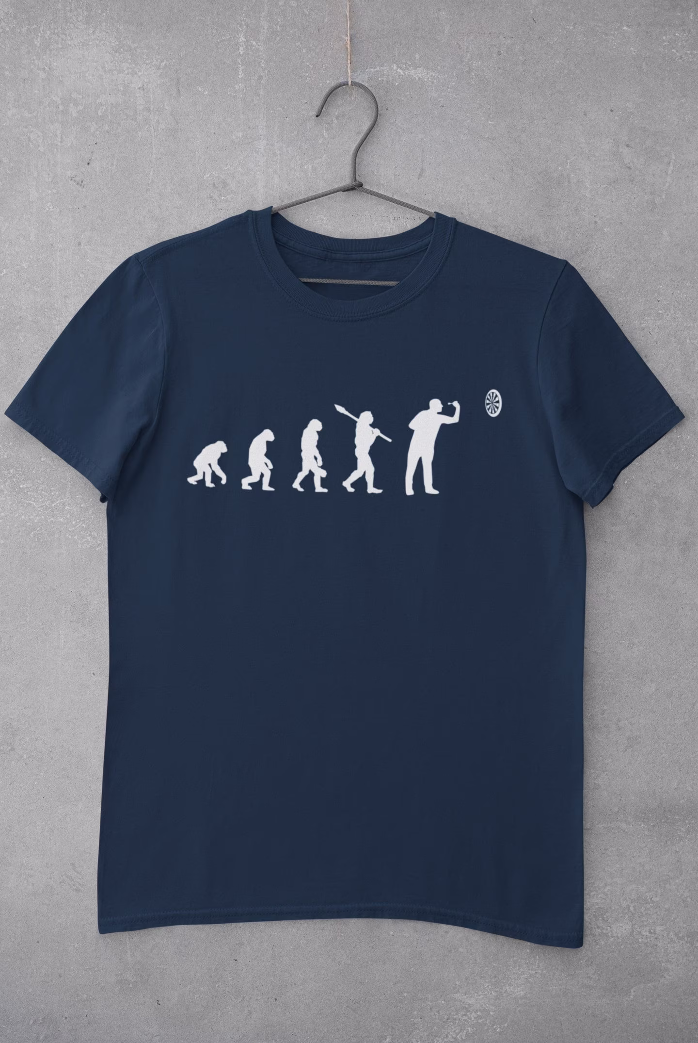 Evolution Of Darts T Shirt From Ape Through Prehistoric Man To Darts Player On The Oche Throwing Arrows Ev3