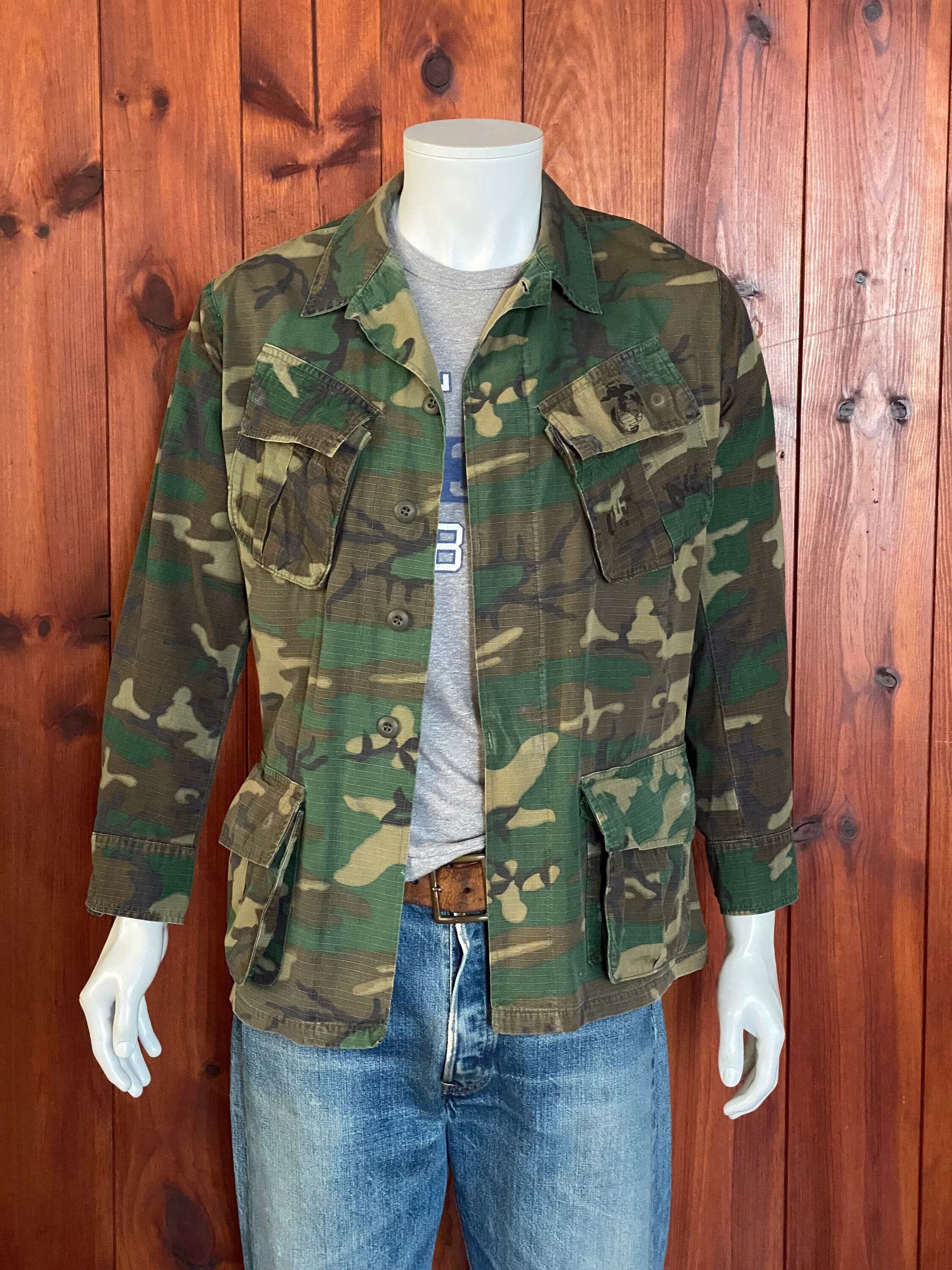 Small Reg. Original 1970 Us Army Usmc Vietnam Jungle Jacket