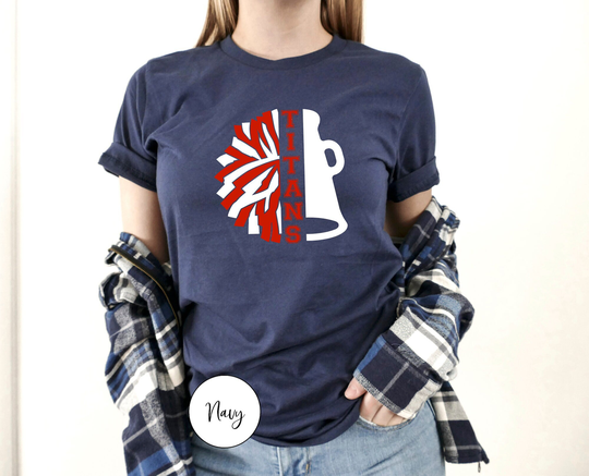 Cheer Mom Shirt, Personalized Cheer Shirts, Senior Mom, Custom Shirt, Your Team Custom Sport Shirts 1Vsp381