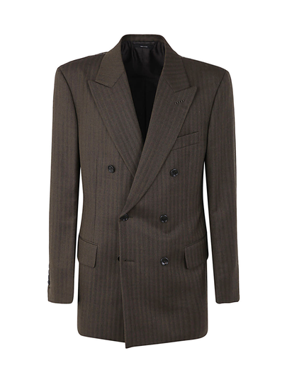 Tom Ford Herringbone Stretch Jacket