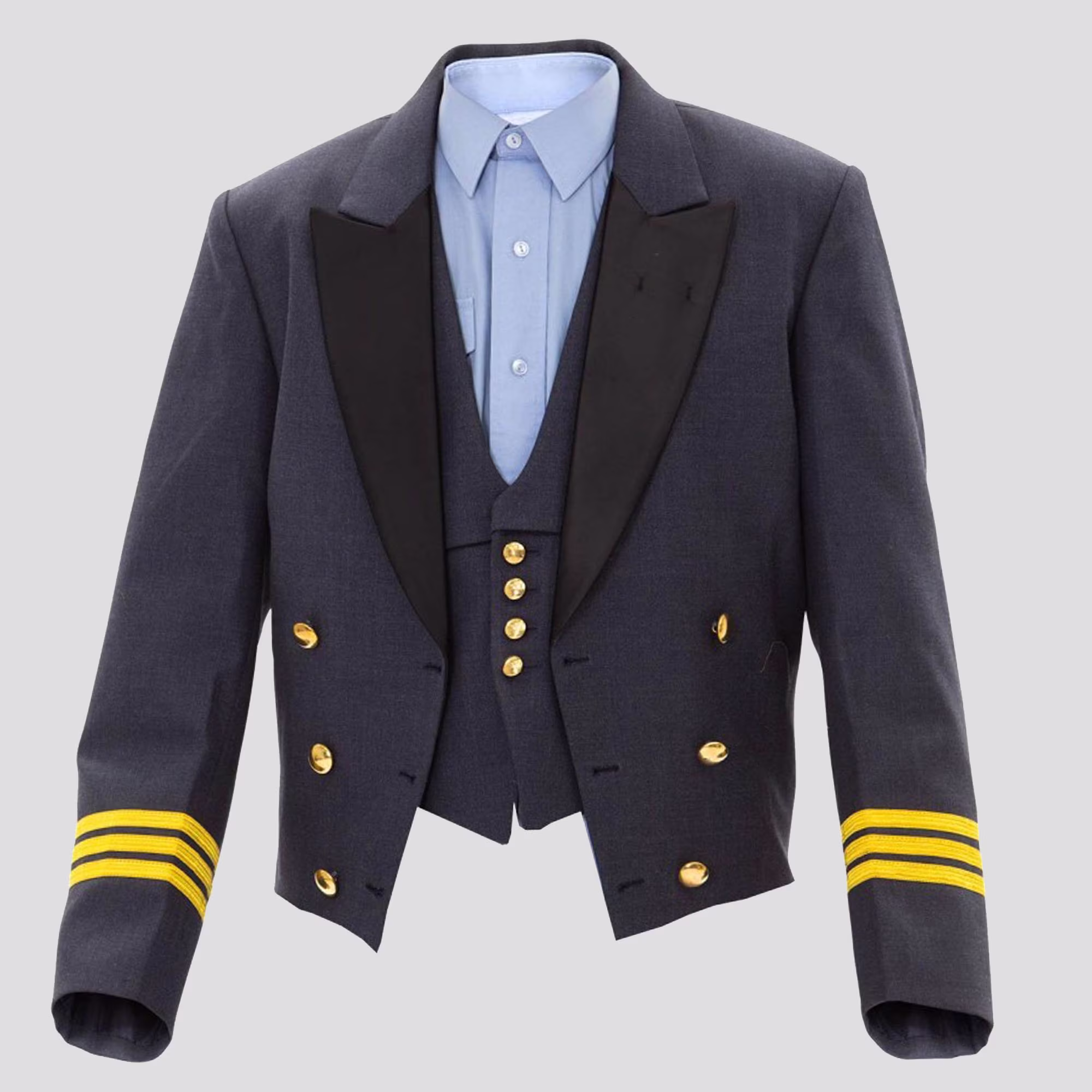 World War Two British Raf Officers Mess Dress Tunic - Steampunk Military Uniform Jacket