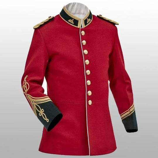 Anglo Zulu War British Military Jacket Officers Tunic Circa Vintage Jacket Men & Women Custom Made Wedding