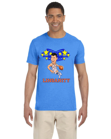Jeremy Lin Linsanity Caricature Unisex Tshirt