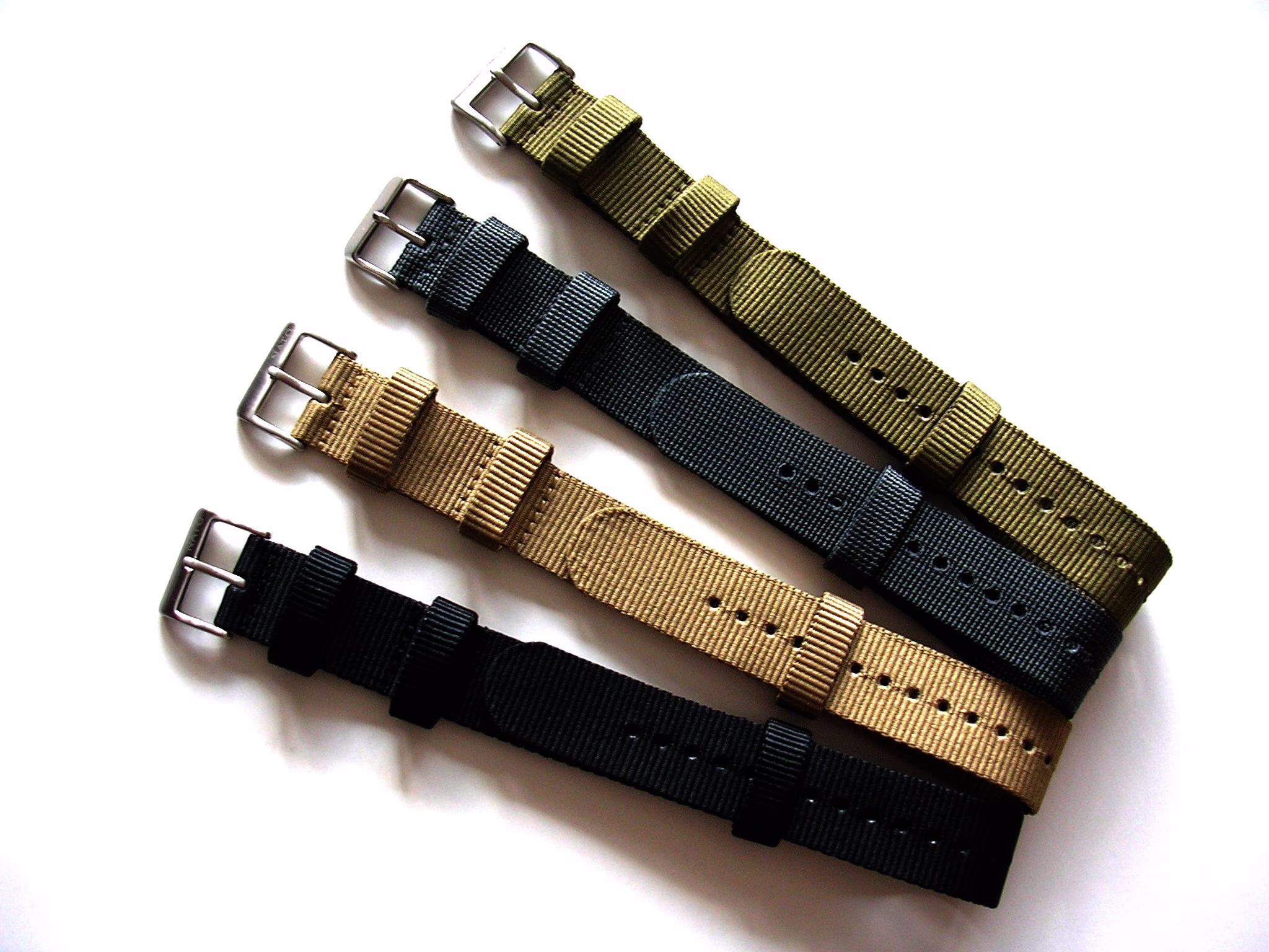 Nato® Commando Heavy Ballistic Nylon Military Dive Watch Strap Water Resistant Band Replacement Thick Strap 20mm 22mm Usa Stock