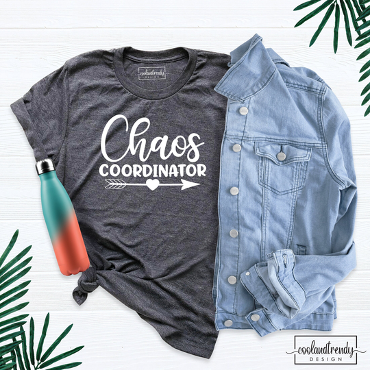 Chaos Coordinator Shirt, Funny Mom Teacher Motherhood T-Shirt, Gift, Gift Shirt