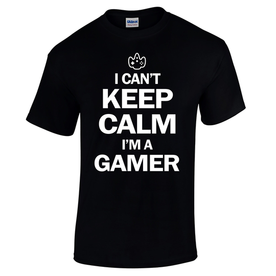Gamer Gifts For Gamers - Funny Tshirts Gaming T Shirt Mens Top Tee Clothing Gift I Can't Keep Calm
