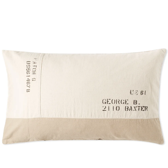 BasShu Long Feather Stencil Cushion