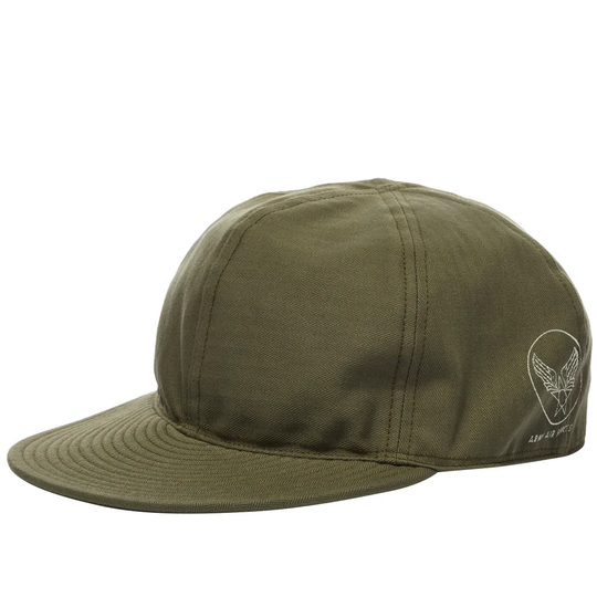 The Real McCoys Type A-3 Decal Cap Olive