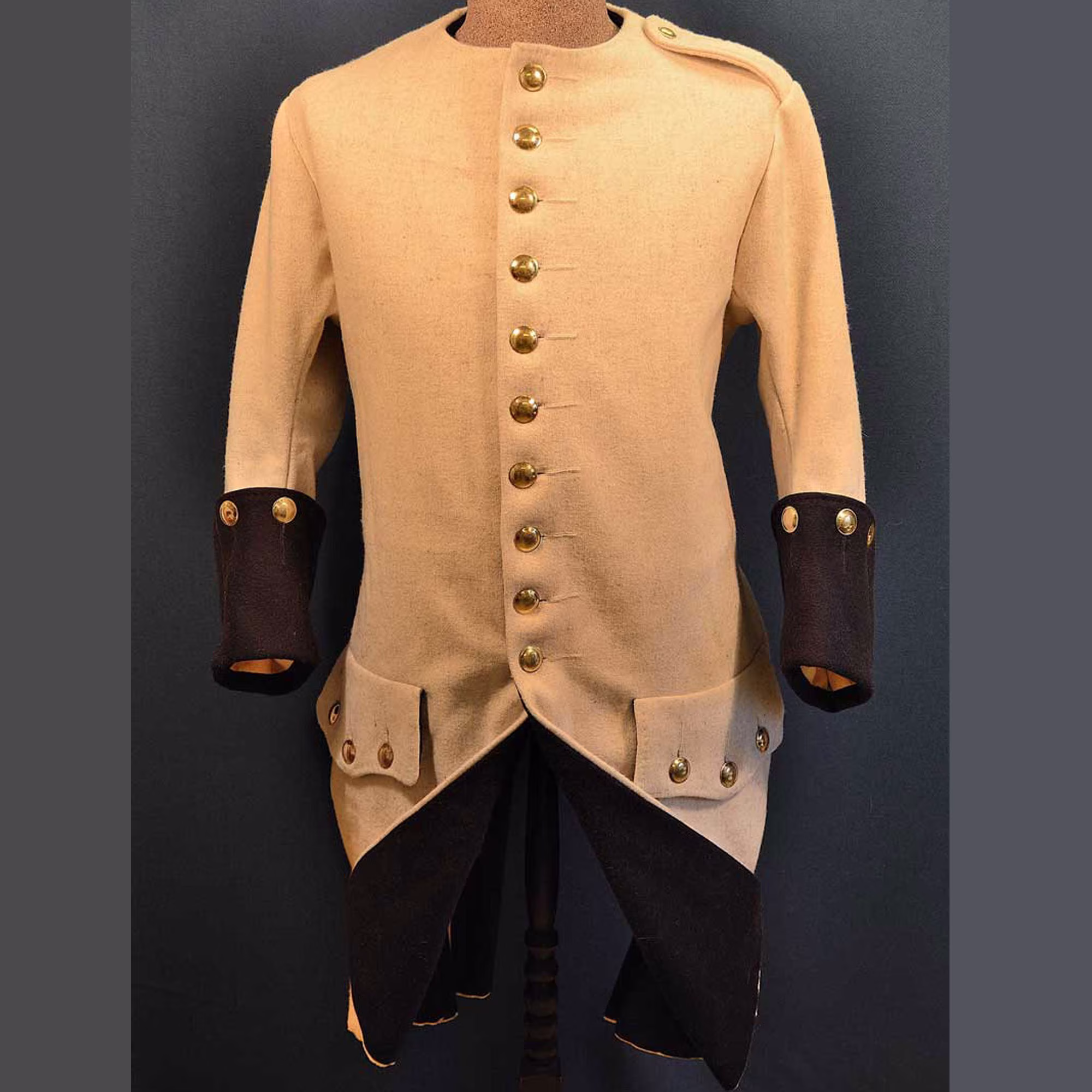 Mens French Compagnies Franches De La Marine, British War Jacket, British Coat, Accessories Not Included in Price